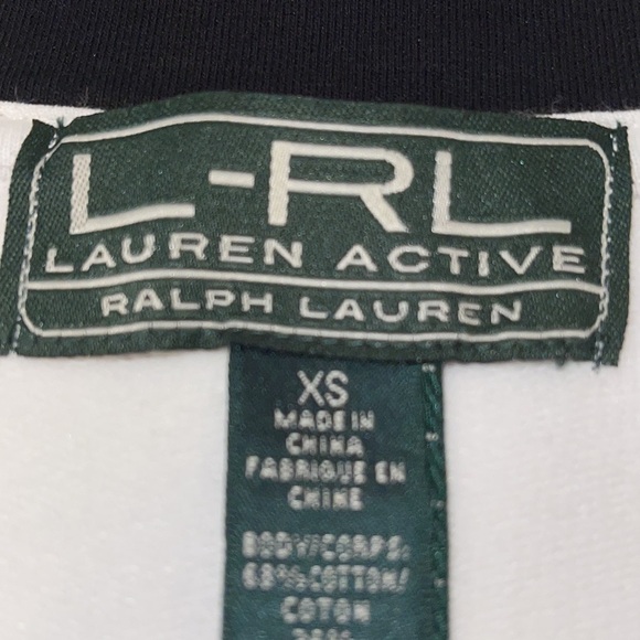 Lauren Ralph Lauren Active White & Black Contrast Jack… - Picture 14 of 16